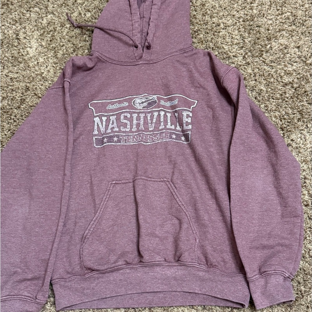Gildan Maroon Nashville Hoodie